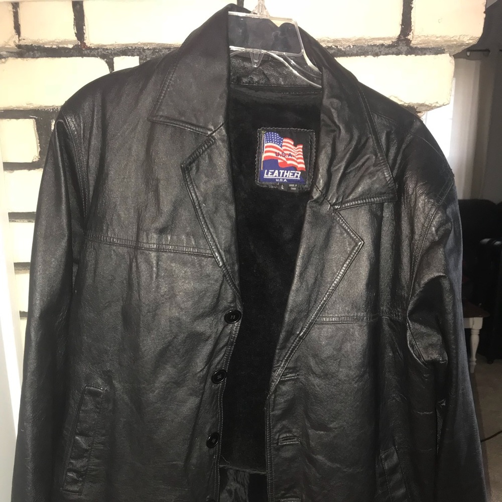 Men’s leather jacket